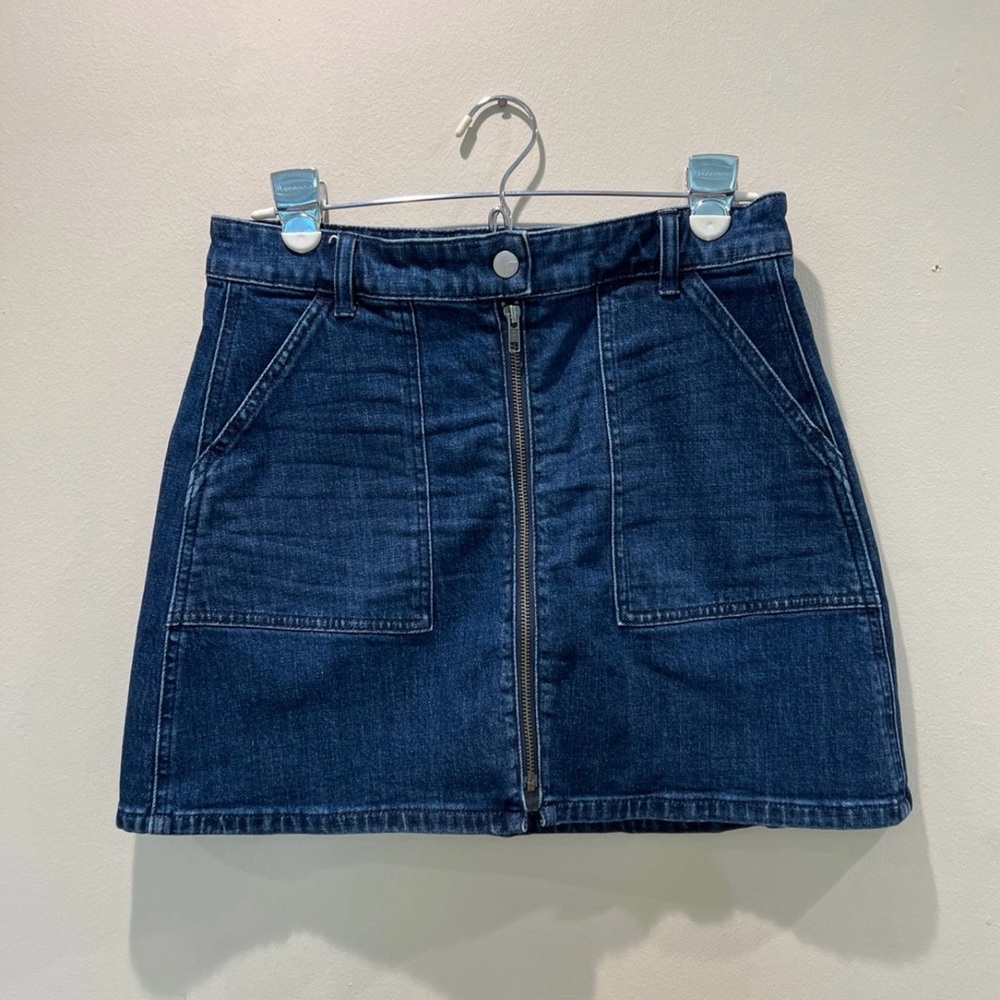 Madewell denim skirt